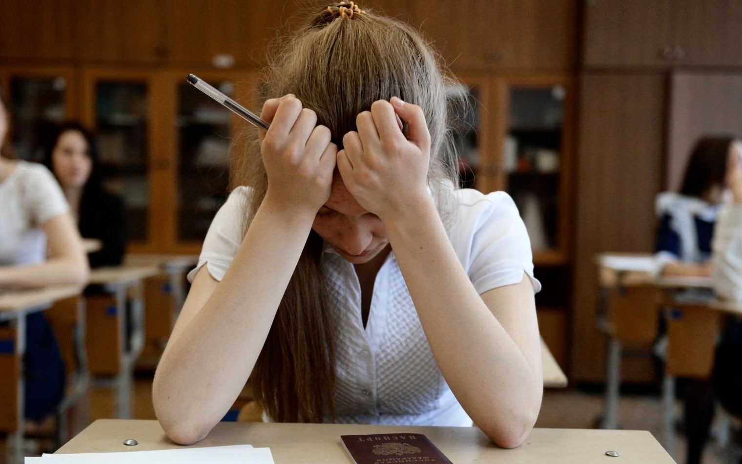  Российские школьники первые в мире по стрессу из-за успеваемости